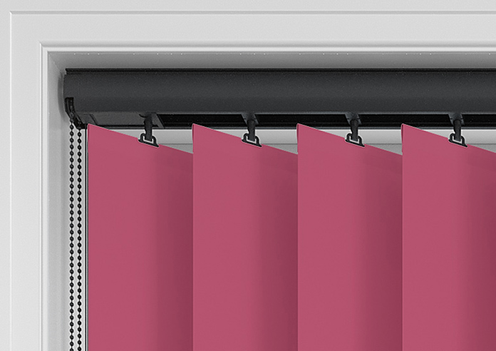 Trinity (Blackout), Fuschia - Vertical Blind - Image 14